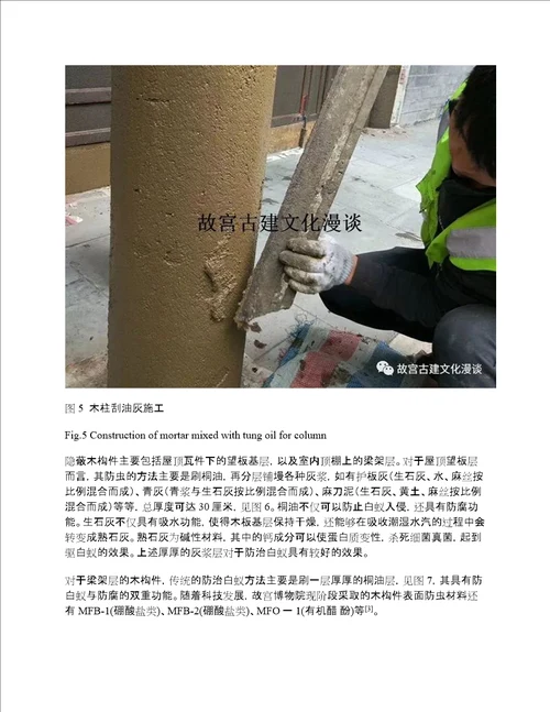 紫禁城古建筑的白蚁防治方法