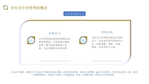 蓝黄色商务风施工现场管理培训PPT模板