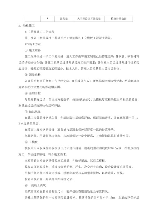 边坡锚喷支护施工工艺及方法.docx