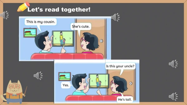 Unit 1 She’s my aunt  story time  课件（共25张PPT）