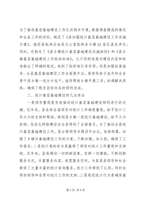乡镇统计建设年度工作报告.docx