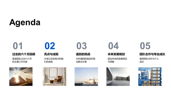 年中房产业务总结PPT模板