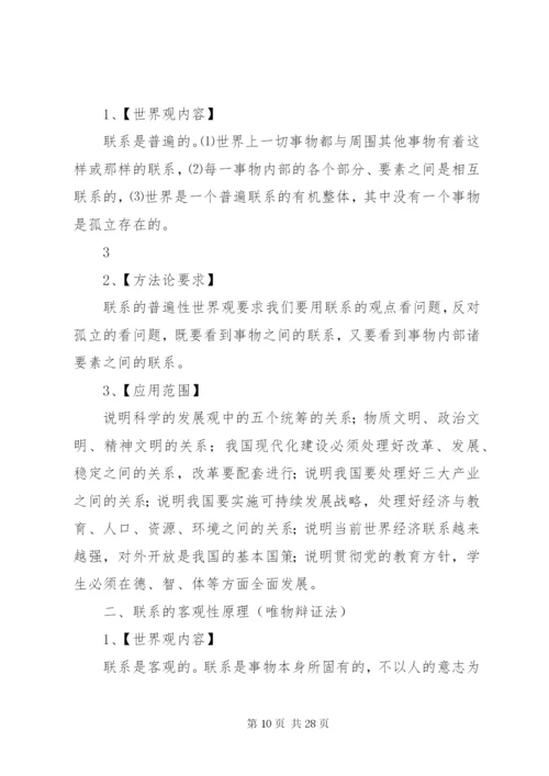 马克思主义哲学的基本原理和方法论总结 (2).docx