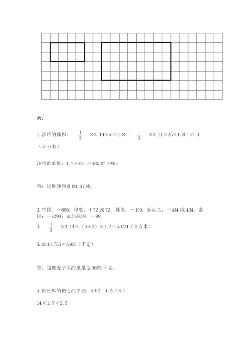 贵州省【小升初】2023年小升初数学试卷带答案（a卷）.docx