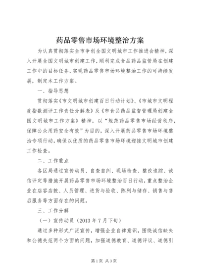 药品零售市场环境整治方案.docx