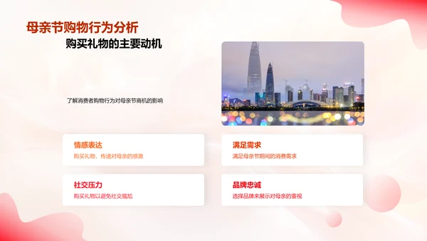 母亲节商业价值探讨PPT模板