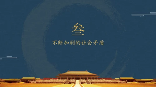历史清朝君主统治通用PPT模板