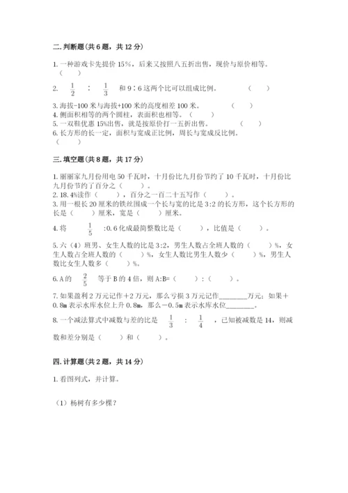 洪江市六年级下册数学期末测试卷精品带答案.docx