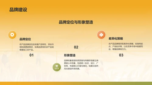 橙色手绘风发展现代农业商业计划书PPT模板