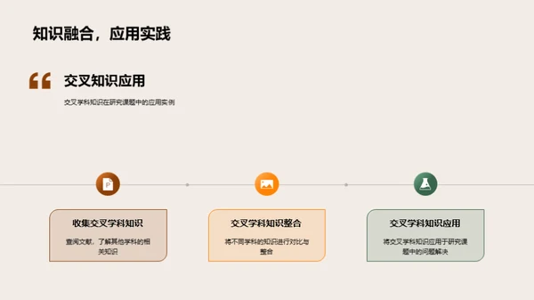 交叉学科的融合与应用