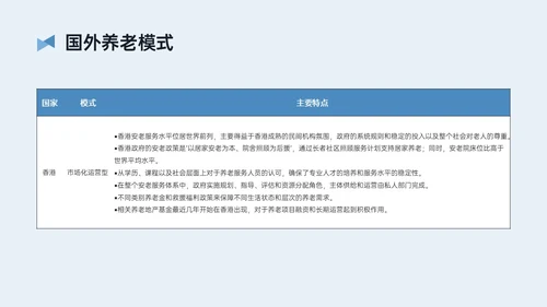 蓝黄简约插画风智慧养老PPT模板