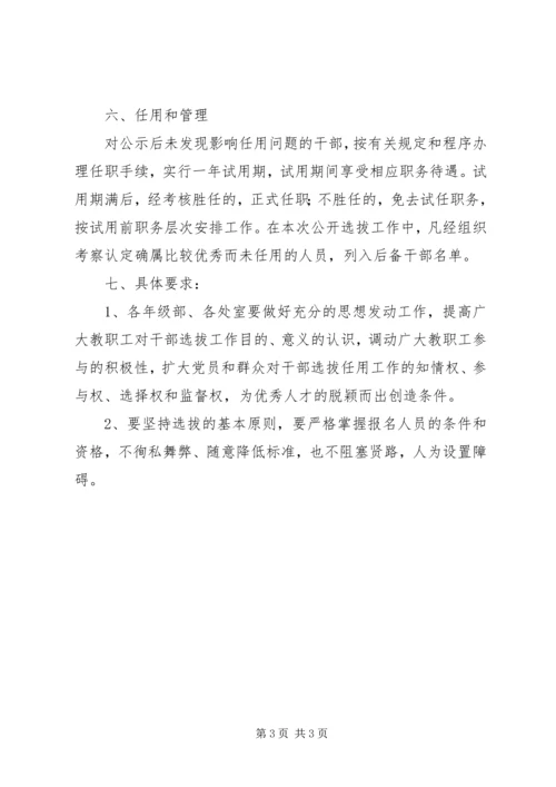 肥合六八一中学选拔德育部副主任工作实施方案.docx
