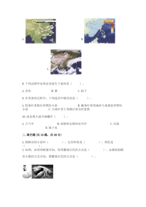 教科版小学科学三年级下册 期末测试卷【b卷】.docx