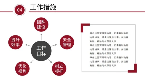 红色个人竞聘岗位竞聘PPT模板