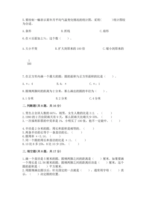 小学数学六年级上册期末试卷（各地真题）word版.docx