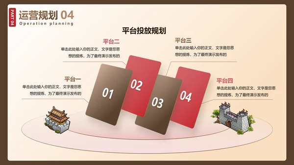 卡通风格三国杀游戏策划案通用PPT模板