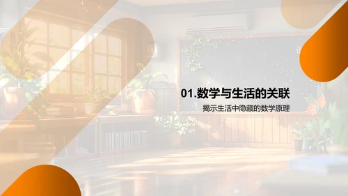 日常生活的数学应用PPT模板
