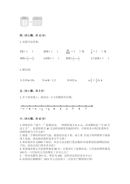 冀教版小升初数学模拟试题（有一套）.docx