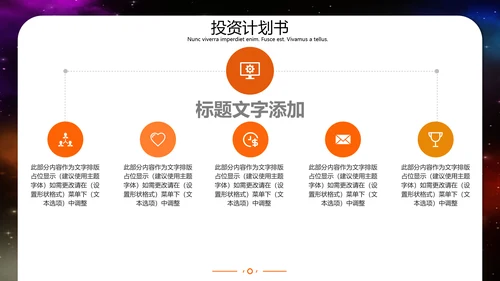 简约商务风创业投资计划书通用PPT模板