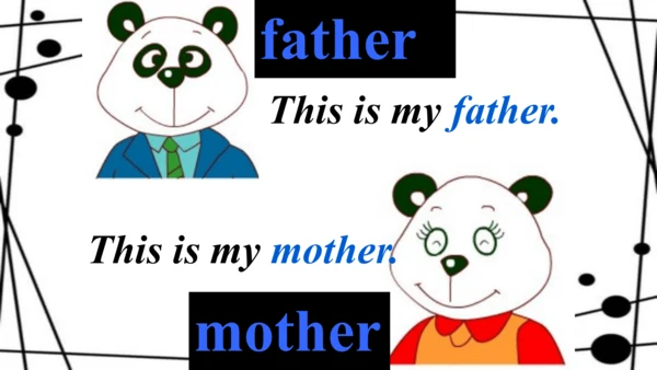 外研版（一起）一上Module 10 Unit 1 That is my father 同步备课课件