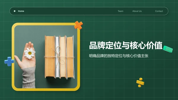 绿色3D风教育培训行业品牌提案PPT模板
