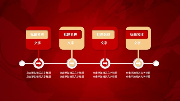 火红年会企业宣PPT模板