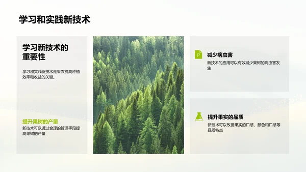 果树高效种植新技术PPT模板