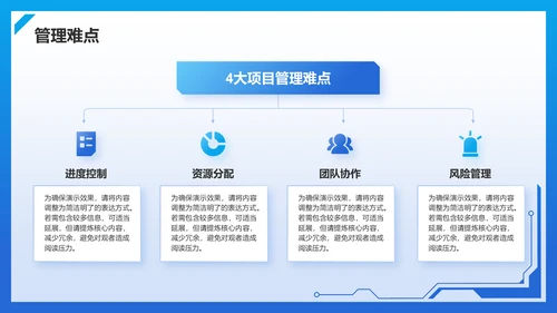 蓝色科技风计算机项目汇报PPT模板