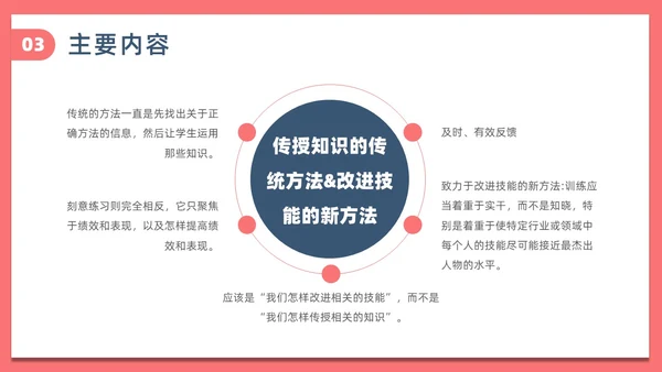 简约风刻意练习读书分享PPT模板