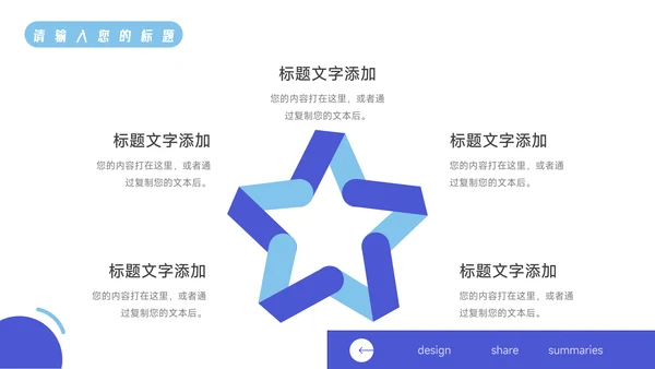 蓝色简洁欧美风活动执行方案汇报PPT模板