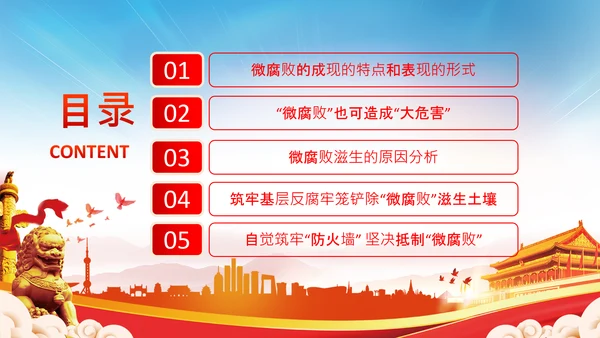 微腐败反腐倡廉从严治党廉洁从业PPT