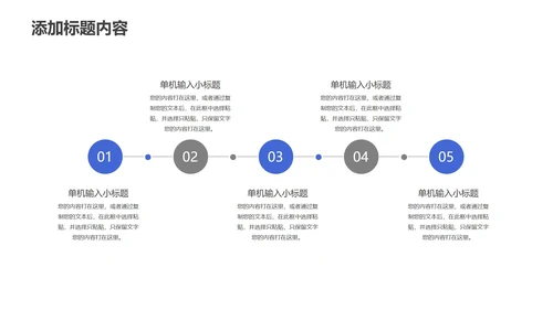 白色简约商务总结汇报PPT模板