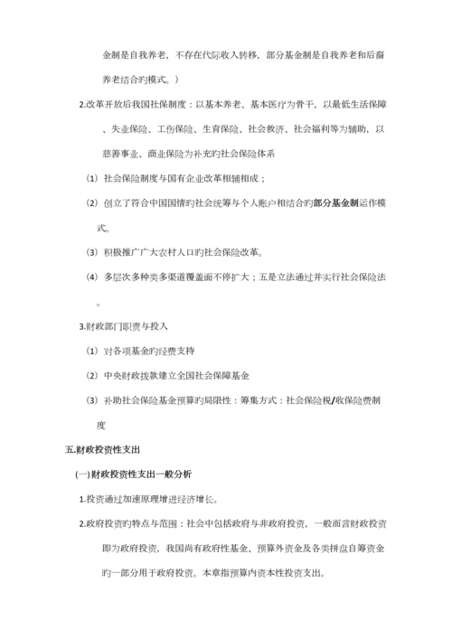 2023年陈共·财政学笔记.docx