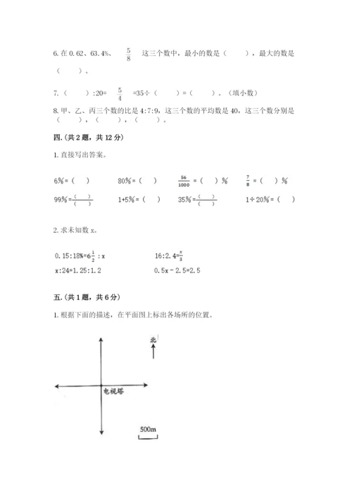 青岛版六年级数学下学期期末测试题含答案（精练）.docx