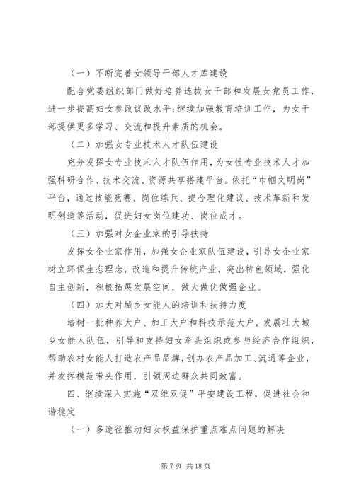 妇女联合会政府信息公开年度工作报告 (2).docx