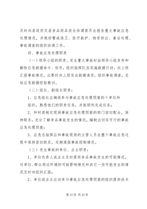 重大药品安全事故应急预案.docx