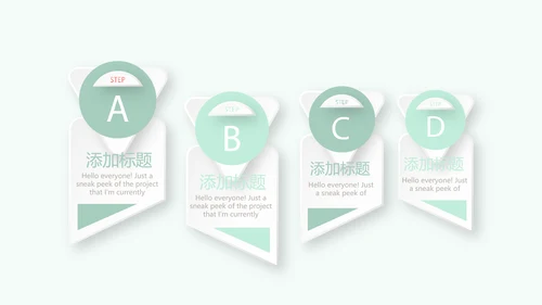 绿色小清新护士长年年终总结动态PPT