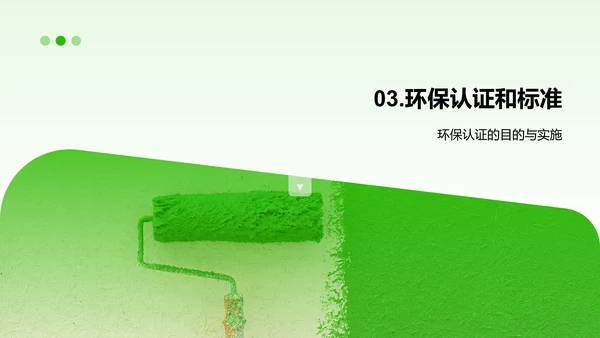 绿色扁平简约环保家具材料PPT模板