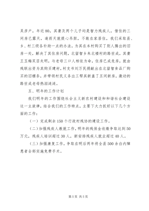 残联年终总结计划.docx