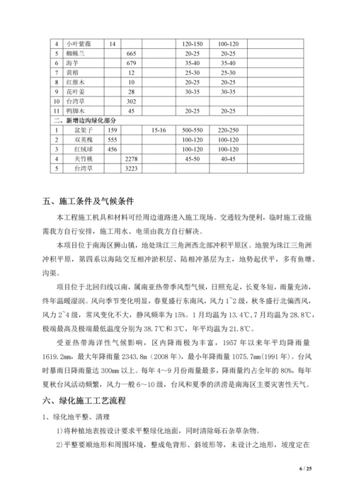 绿化工程专项施工方案.docx