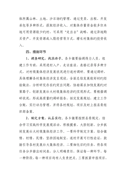 发展壮大村级集体经济的实施专题方案.docx