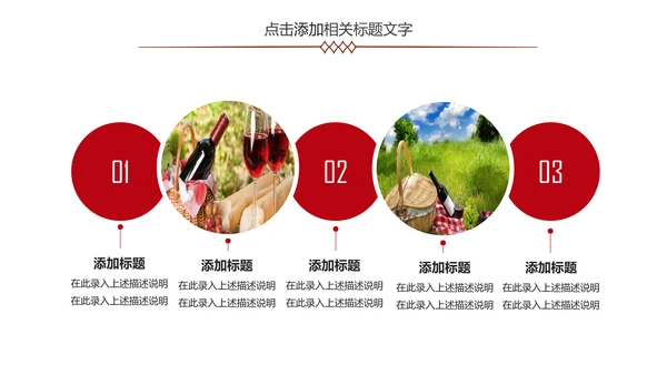 高档红酒葡萄酒产品介绍ppt模板