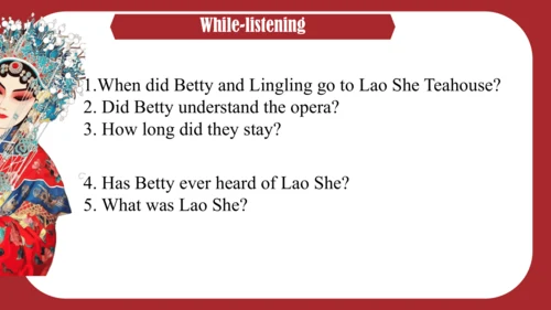 Module 5  Unit 1 I wanted to see the Beijing Opera