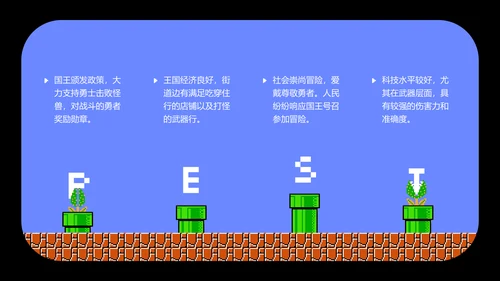 任天堂掌机游戏超级玛丽通用PPT模板