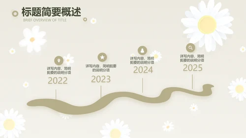 手绘淡雅小清新工作报告动态PPT