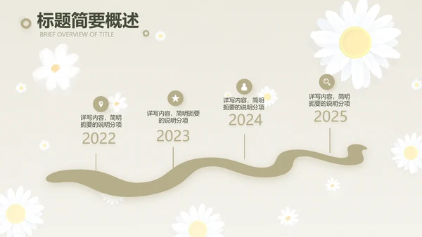 手绘淡雅小清新工作报告动态PPT
