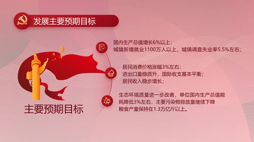 红色党建党支部工作总结汇报PPT党课