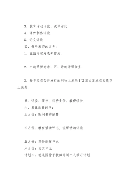 有关幼儿园教师工作计划范文集锦六篇.docx