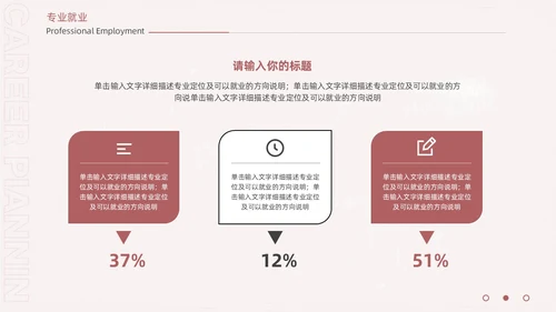手绘卡通大学生职业生涯规划ppt