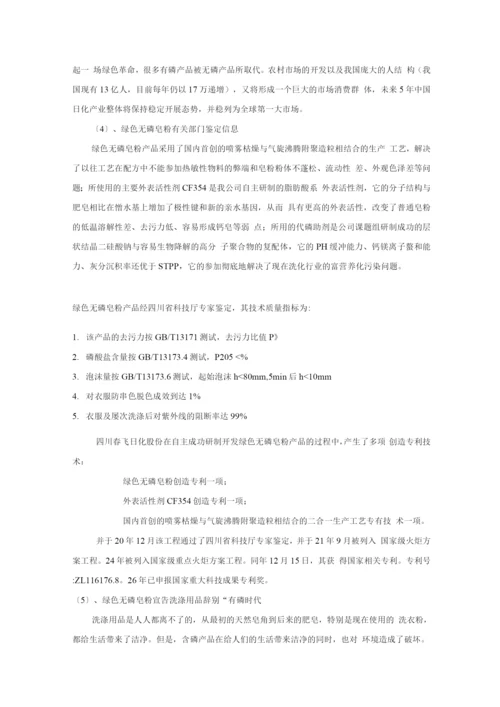 日化股份有限公司商业计划书.docx